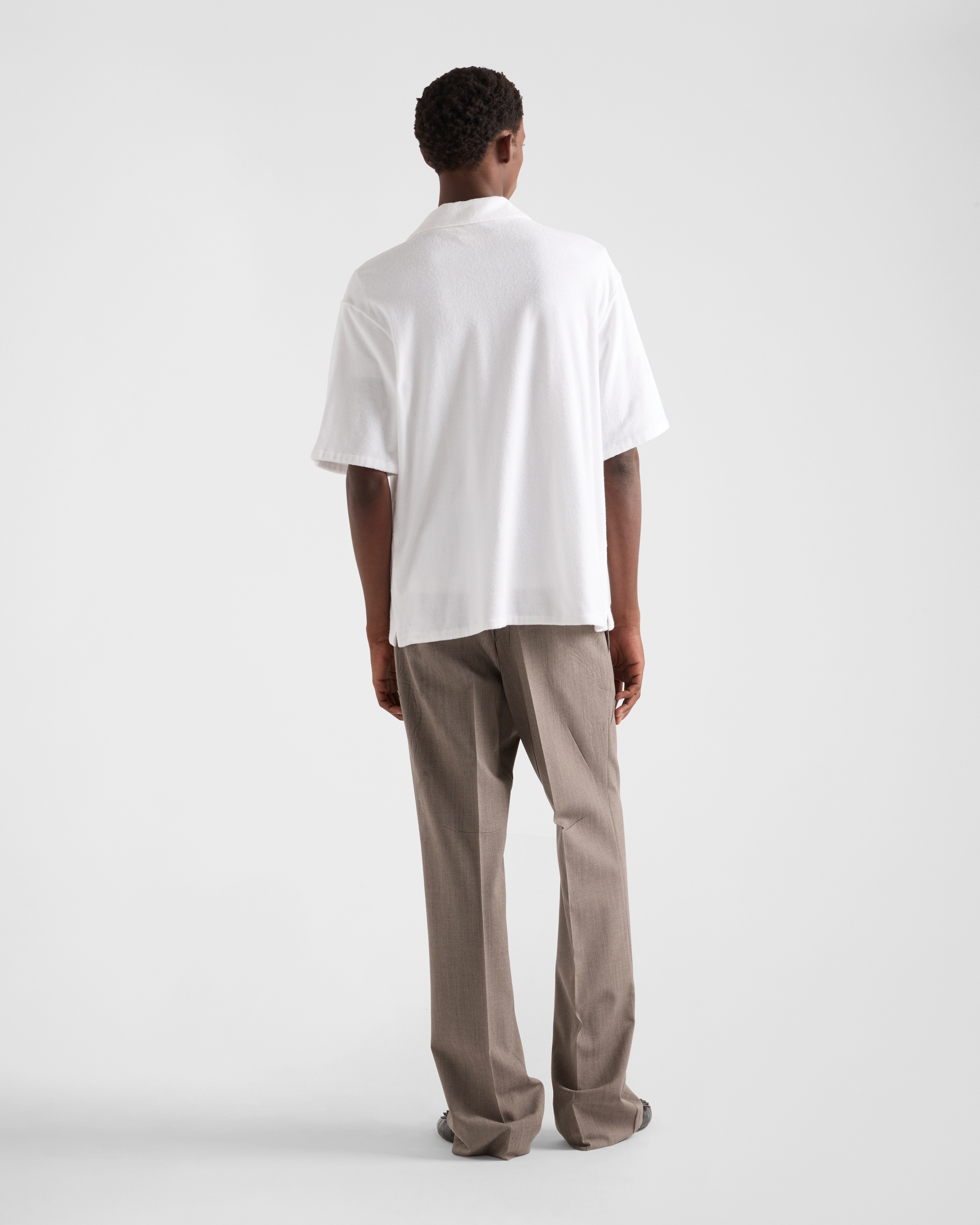 Short-sleeved terry shirt - 5