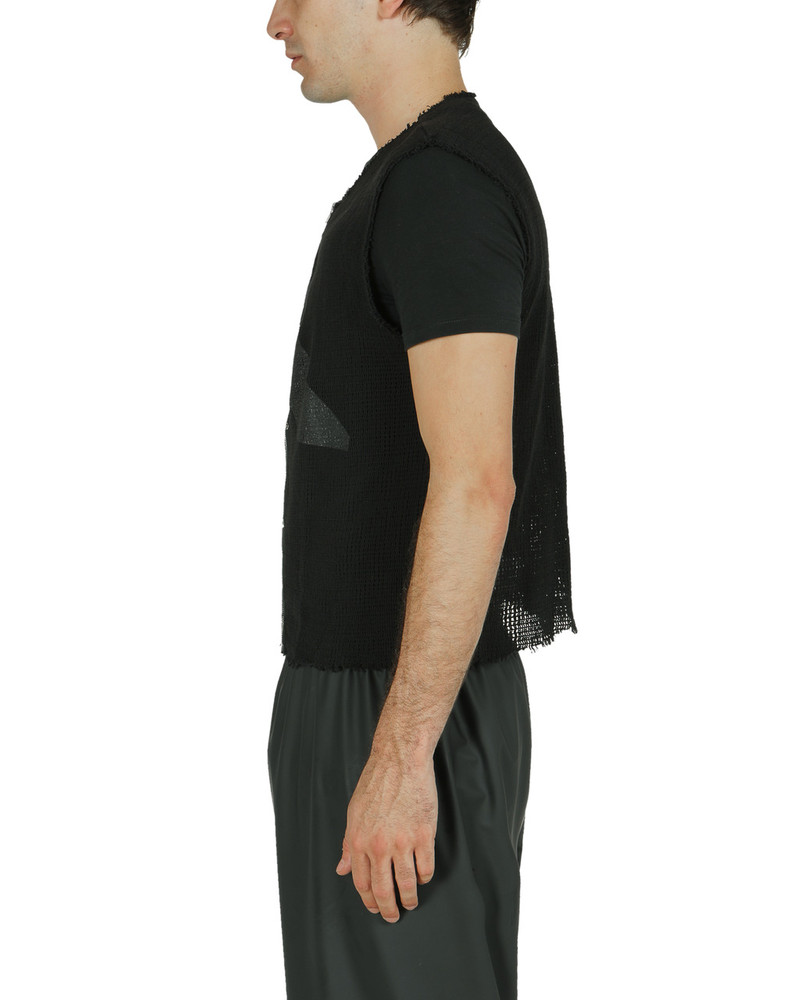 ZIP-UP LOGO MESH VEST 4