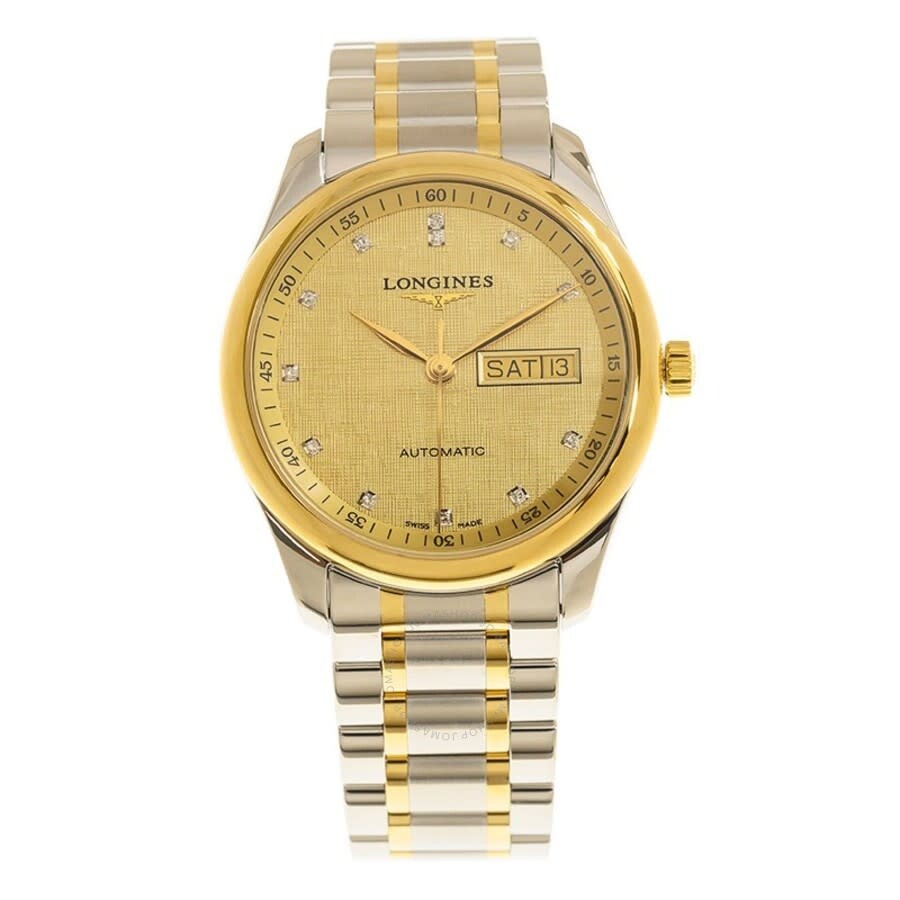 Longines Master Automatic Diamond Men's Watch L2.755.5.38.7 - 3