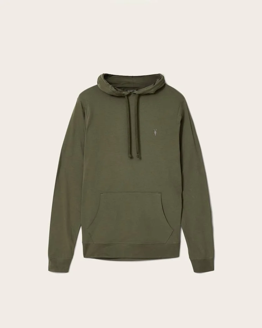 BRACE PULLOVER BRUSHED COTTON RAMSKULL HOODIE - 1