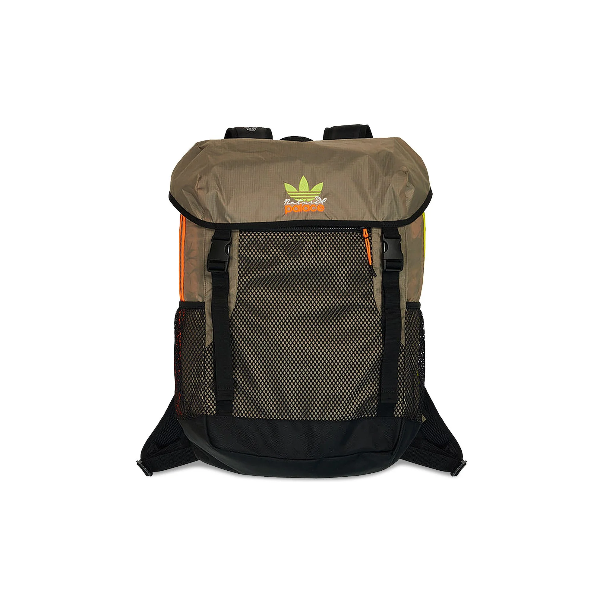 Palace x adidas Nature Backpack 'Blanch Cargo/Signal Orange' - 1