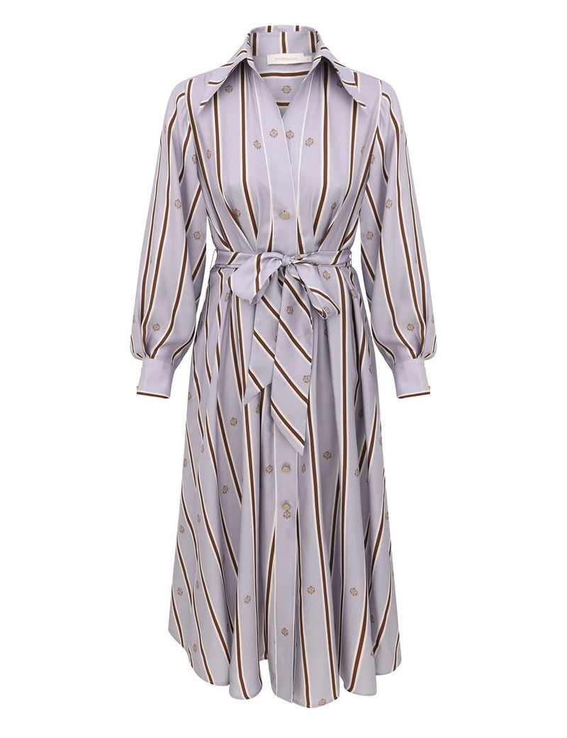 EMBLEM TUCK MIDI DRESS 1