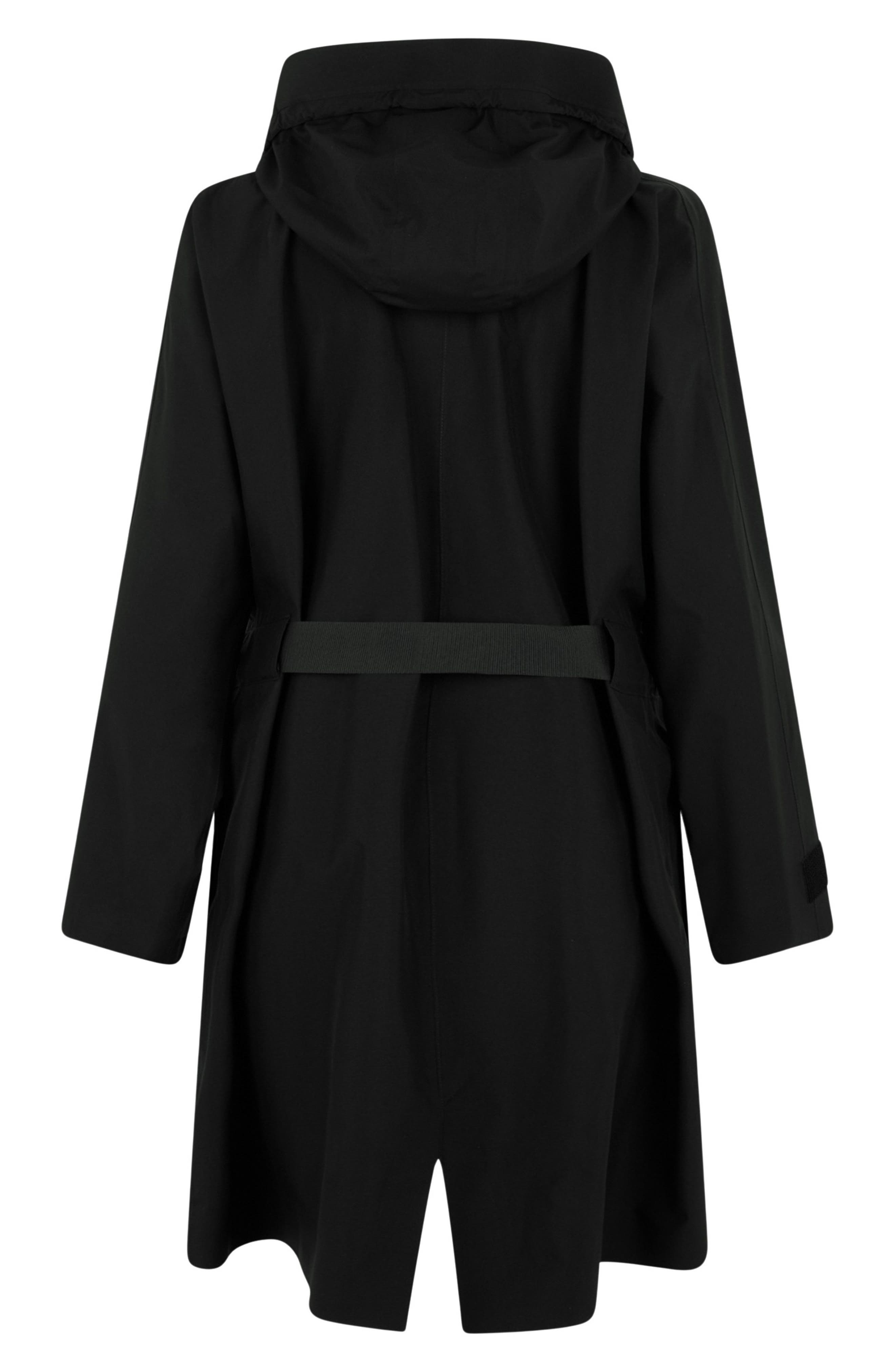 Moose Knuckles Claremont Belted Raincoat in Black at Nordstrom - 6