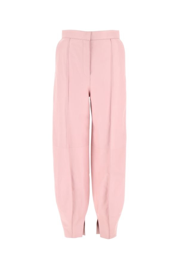Loewe Woman Pastel Pink Leather Pant - 1