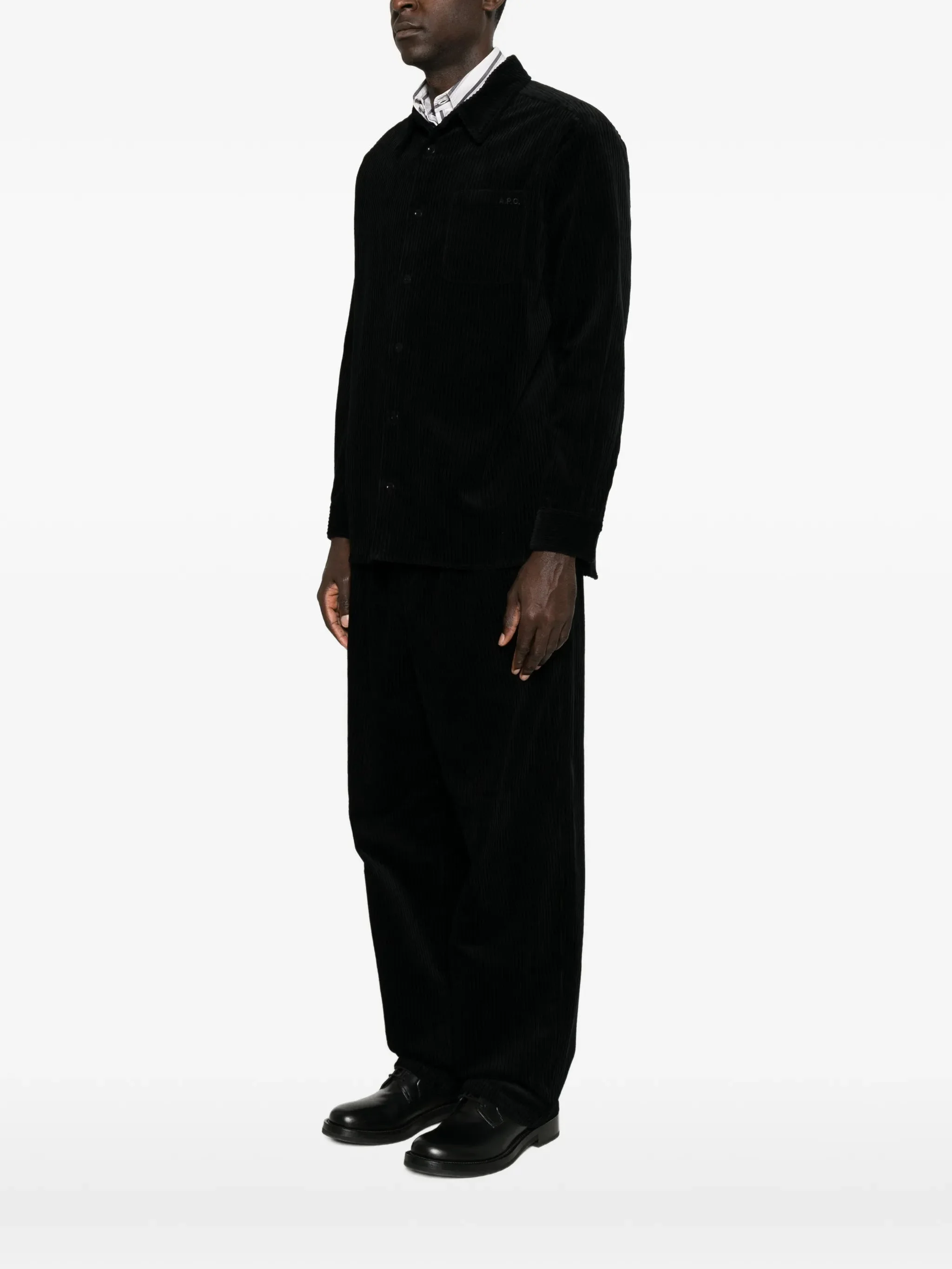 A.p.c. Corduroy Chest-pocket Shirt - 1