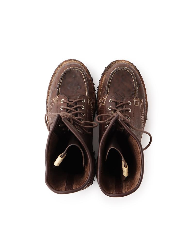 visvim SCOUT MOC BOOTS HI-FOLK DK.BROWN | REVERSIBLE