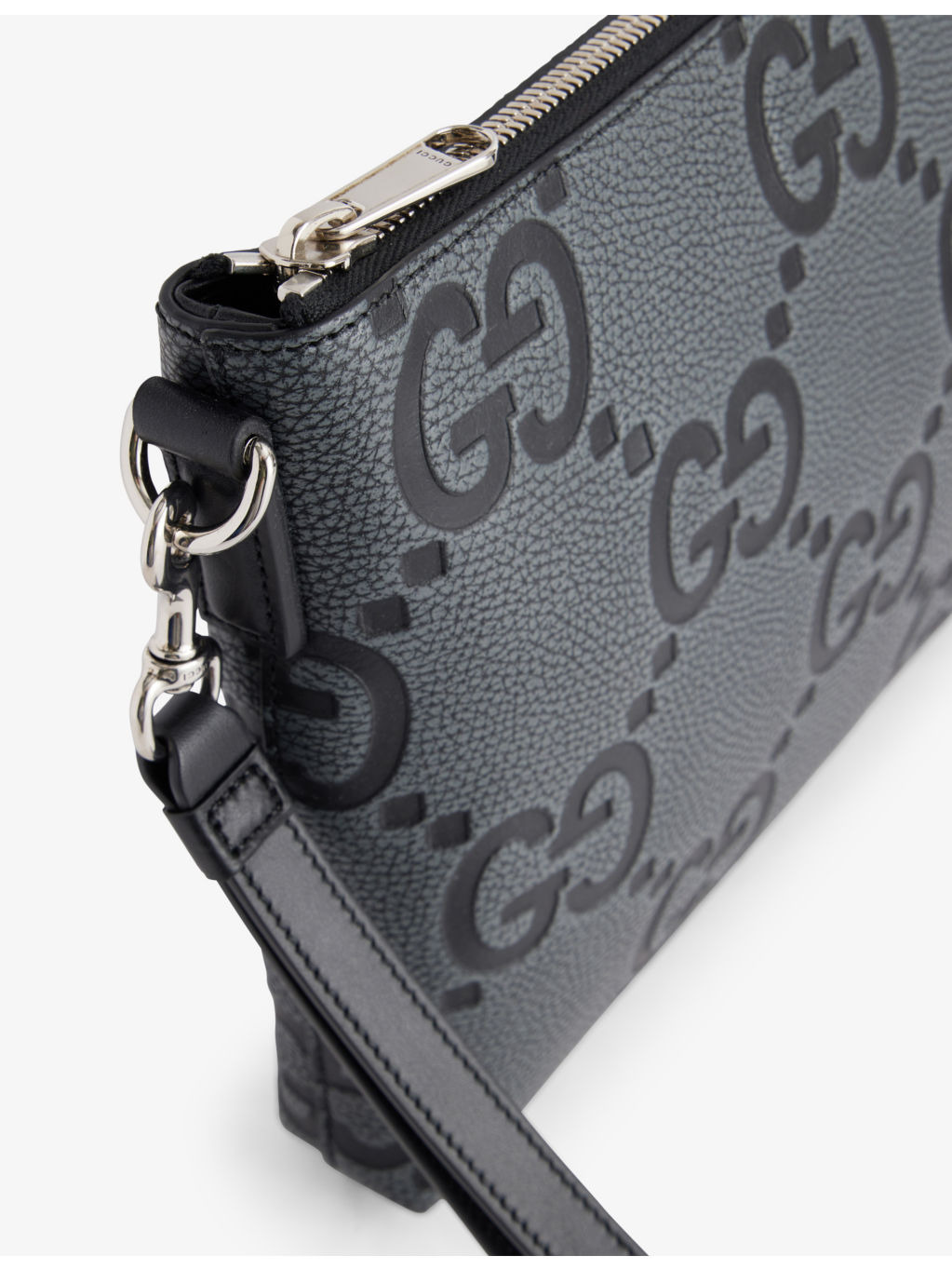Jumbo GG-Monogram Leather Pouuch - 3
