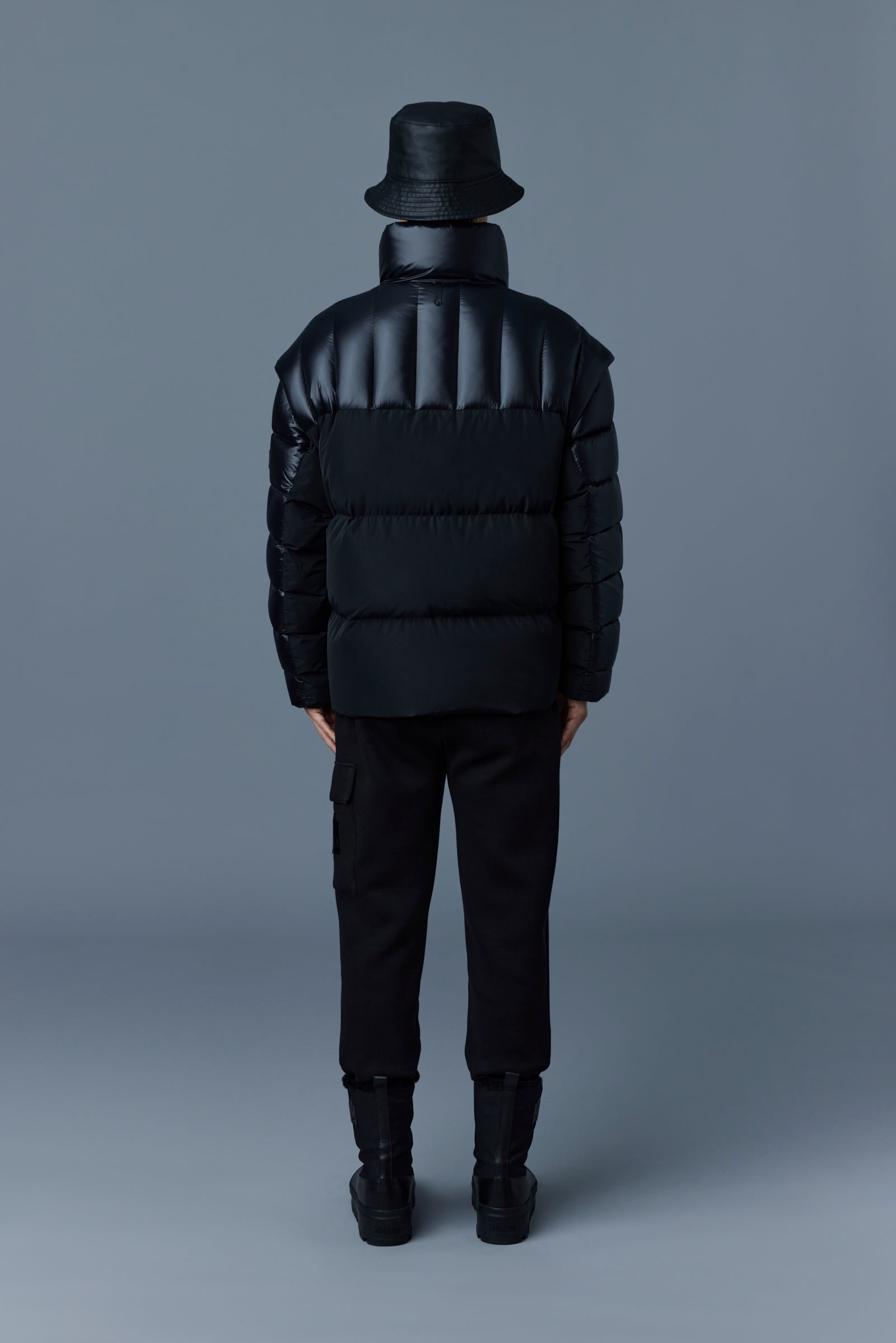 FREDERIC 2-in-1 matte duvet down jacket for men - 4