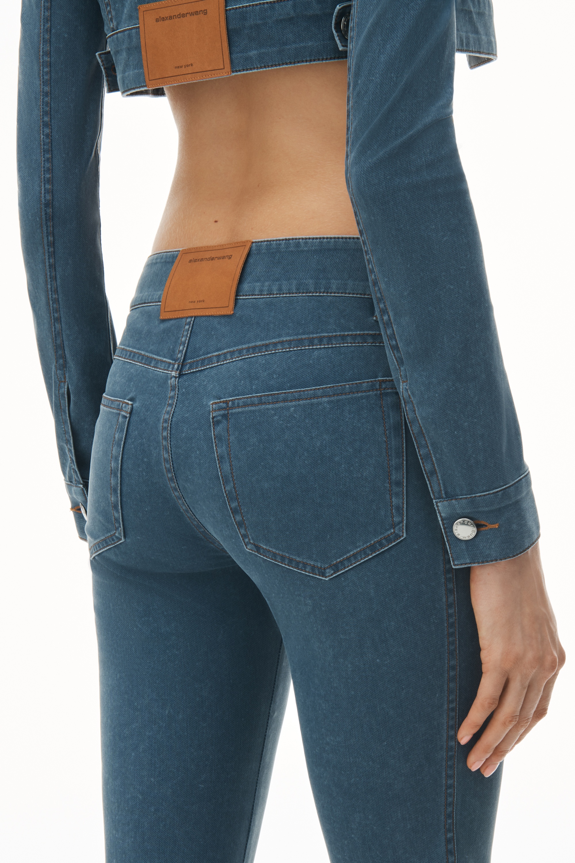 Legging in Denim Trompe-L'oeil - 5