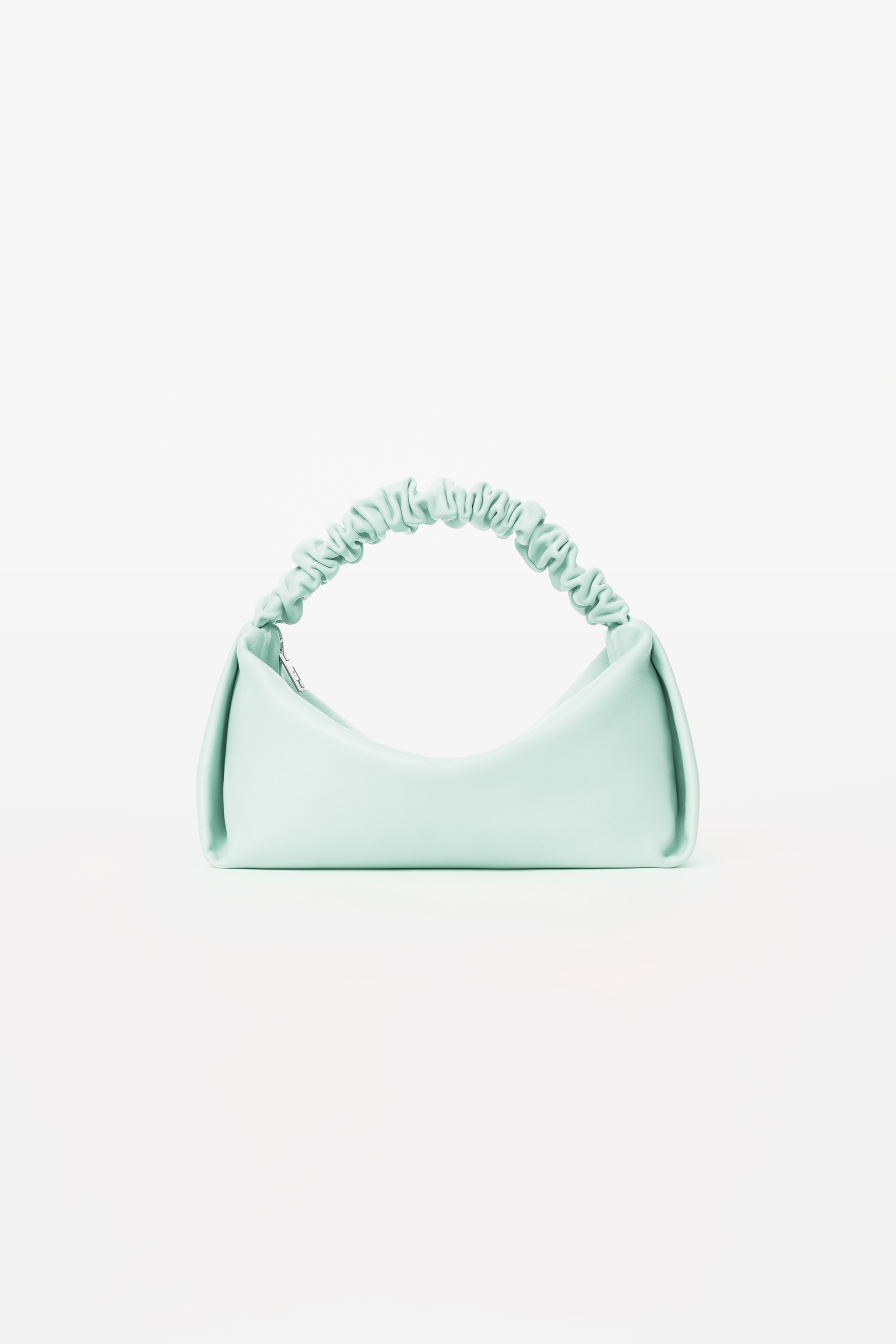 LEATHER SCRUNCHIE BAG - 1