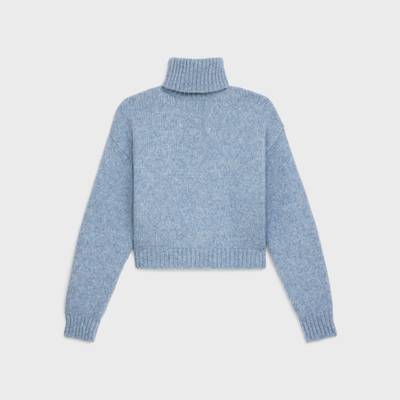 CELINE Triomphe turtleneck sweater in Alpaca wool outlook