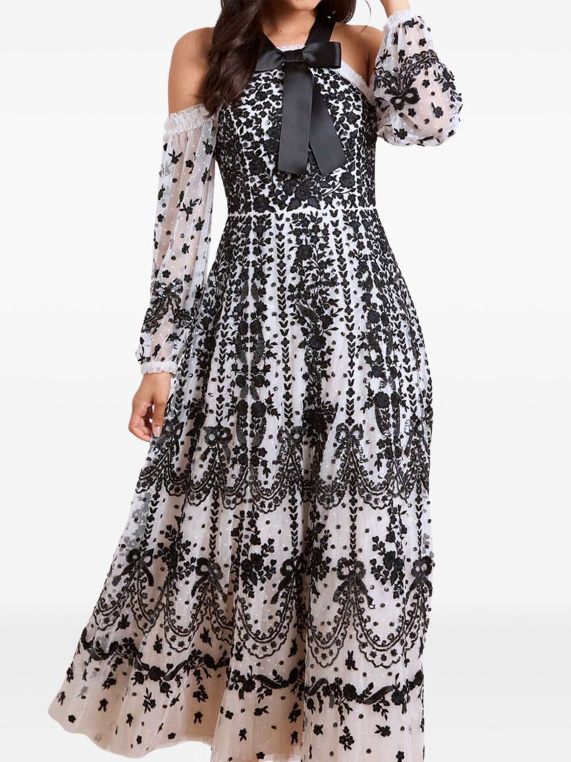 Needle & Thread embroidered-flowers maxi dress outlook