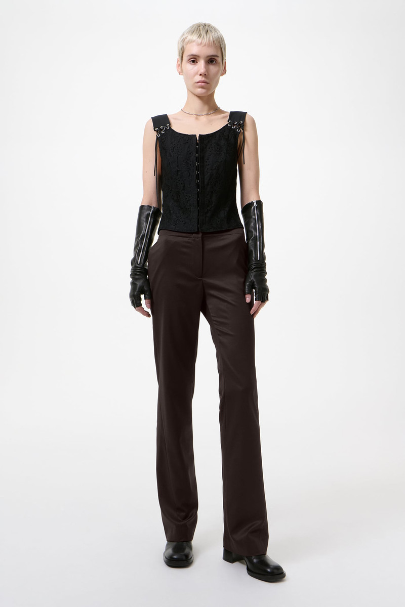 Our Legacy Poise Trouser Crushed Grape Formflex Weave outlook