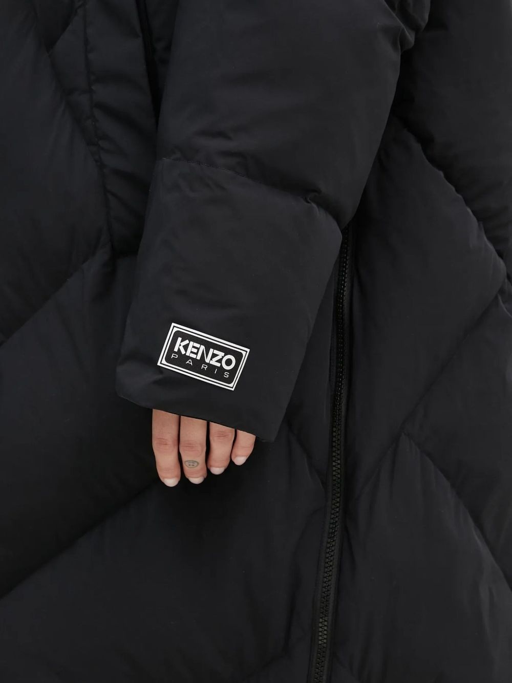 Weave long down coat - 4