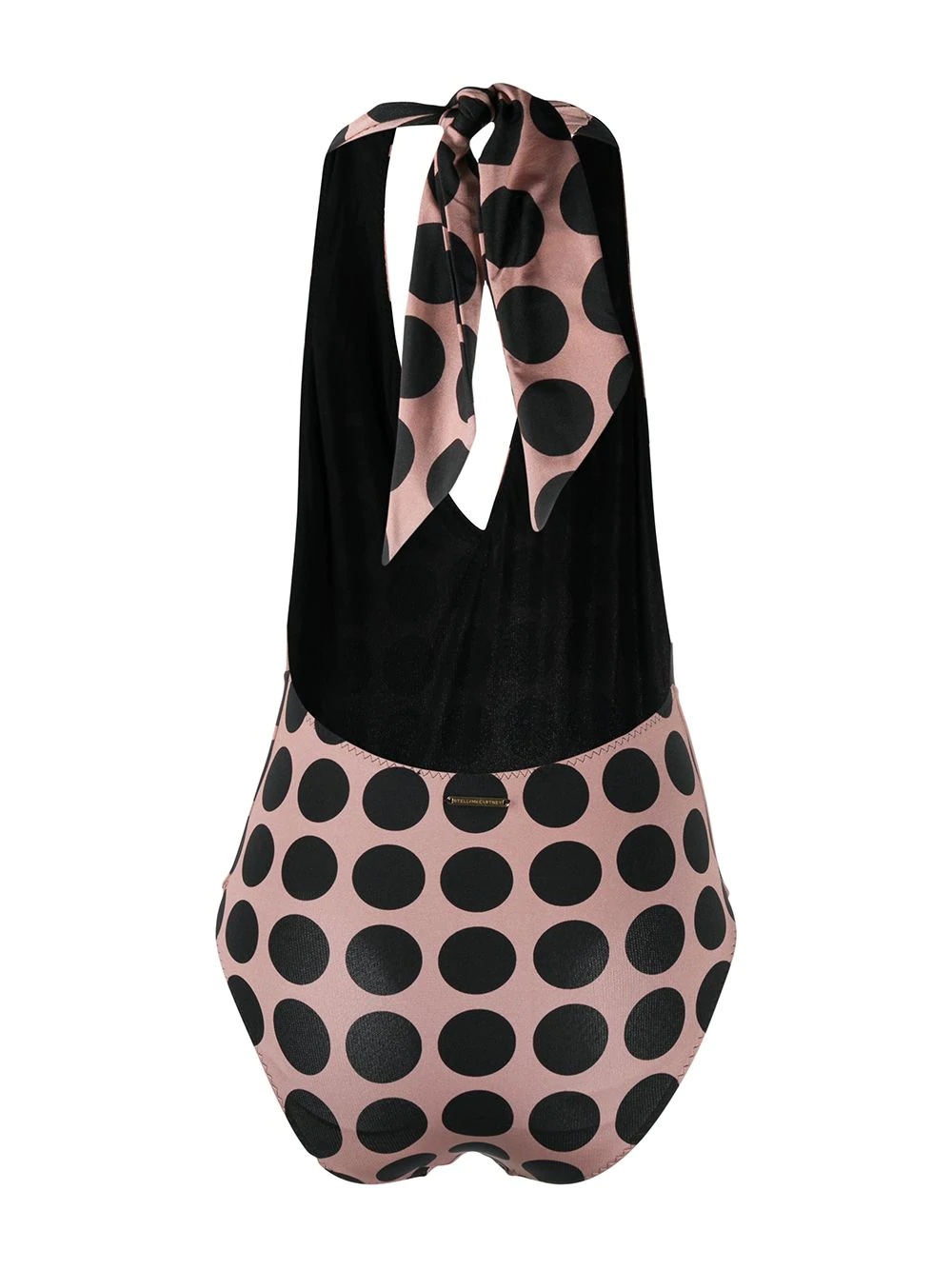 bow-detail polka dot swimsuit - 2