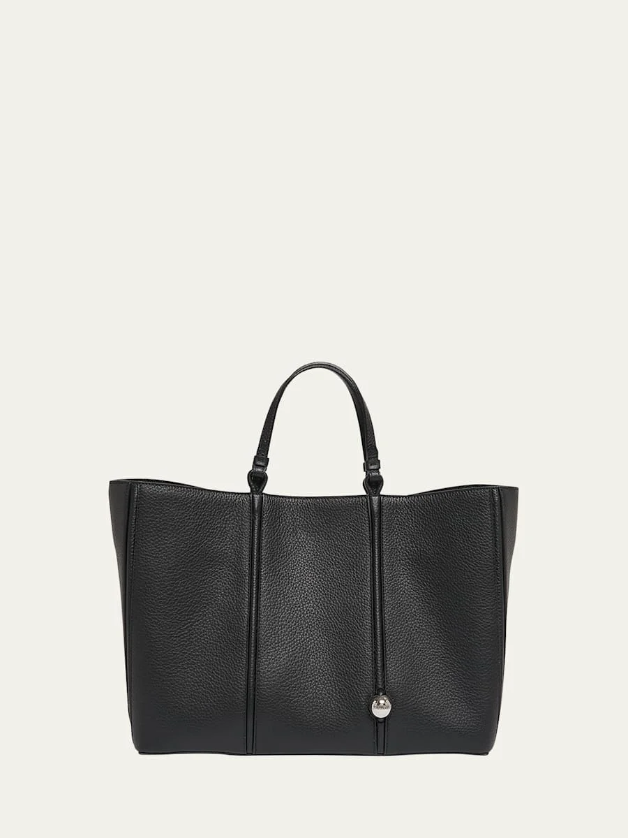 Le Marino Leather Shopper Tote Bag - 1