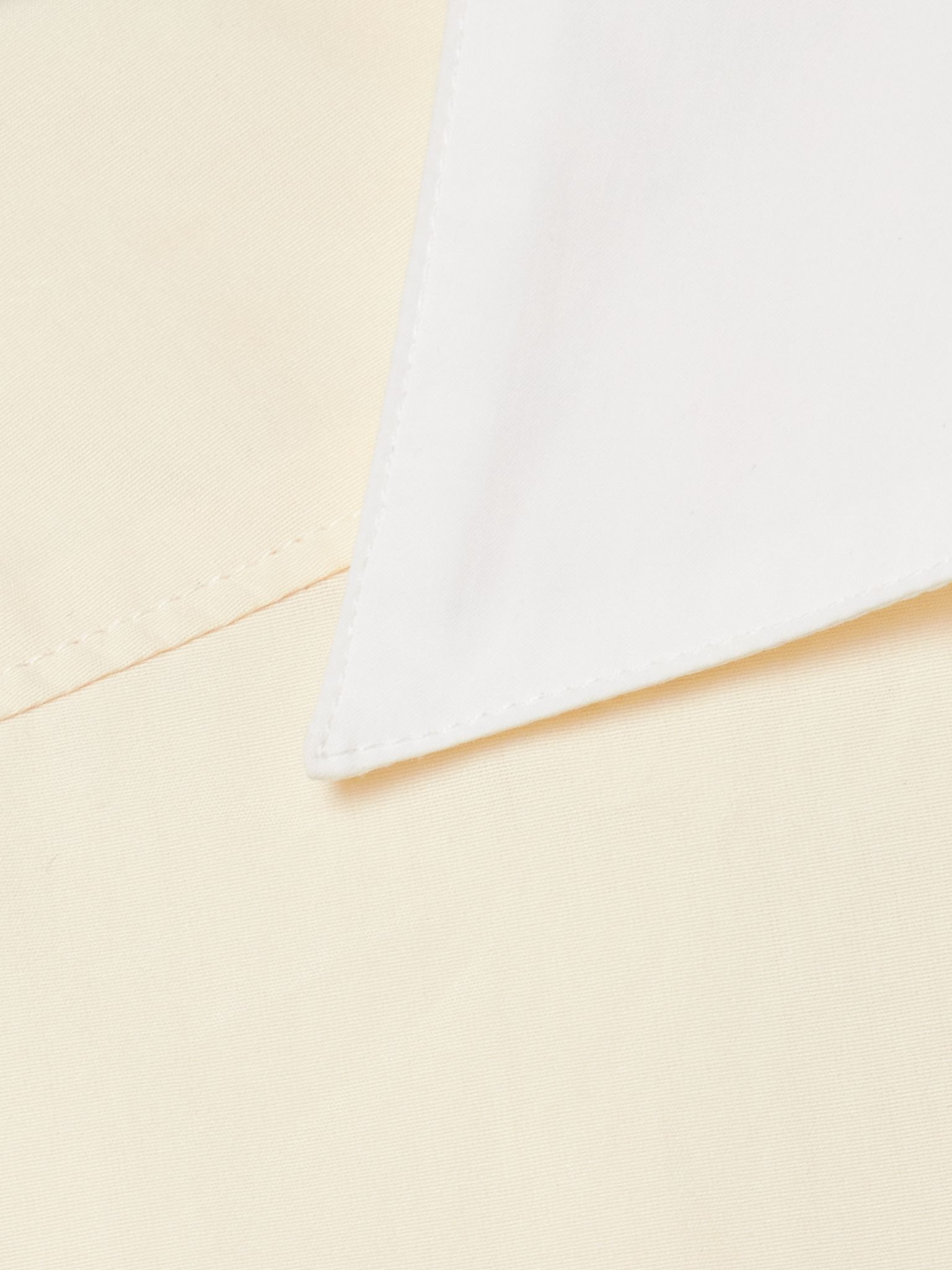 Organic cotton-poplin shirt Off-white - 5