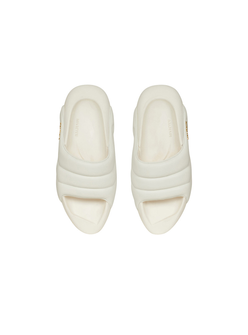 퀼트 가죽 B-IT mules 3