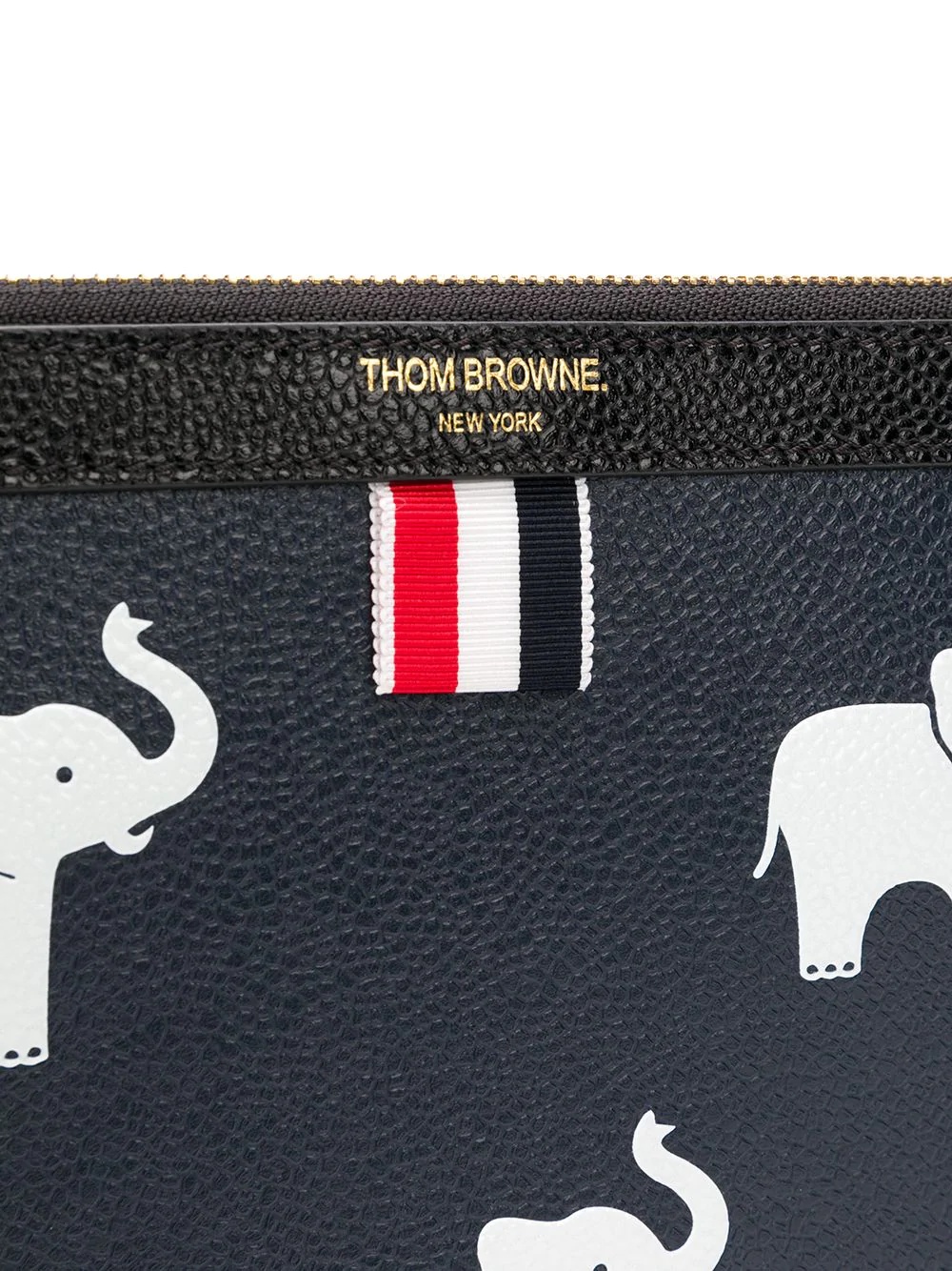 elephant print clutch bag - 4