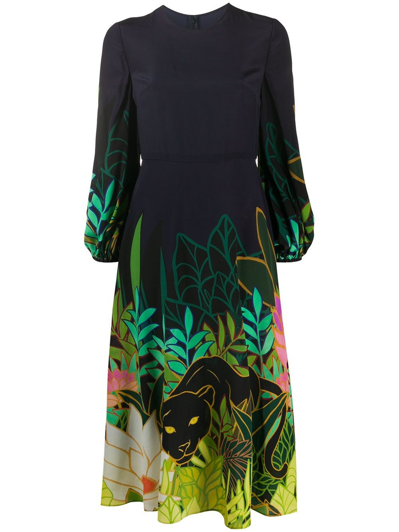 Panther in the Jungle midi dress 1