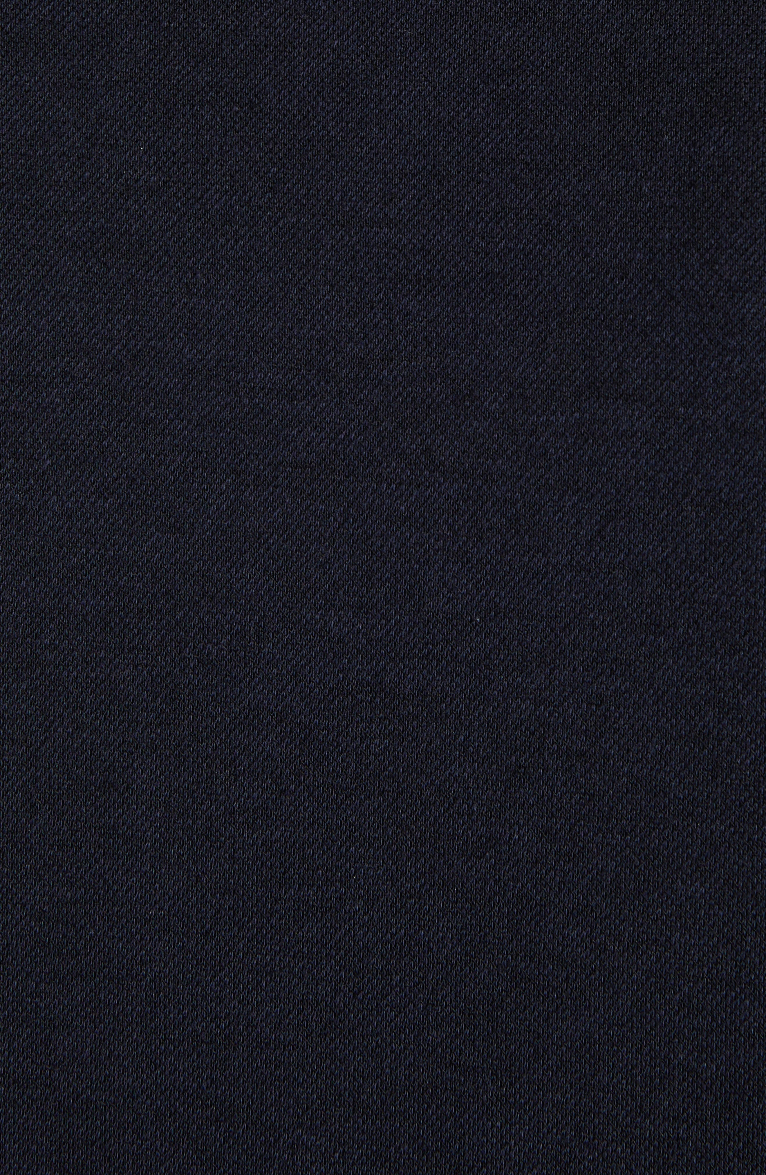 Moncler Logo Patch Flax Piqué Polo in Blue Space at Nordstrom - 5