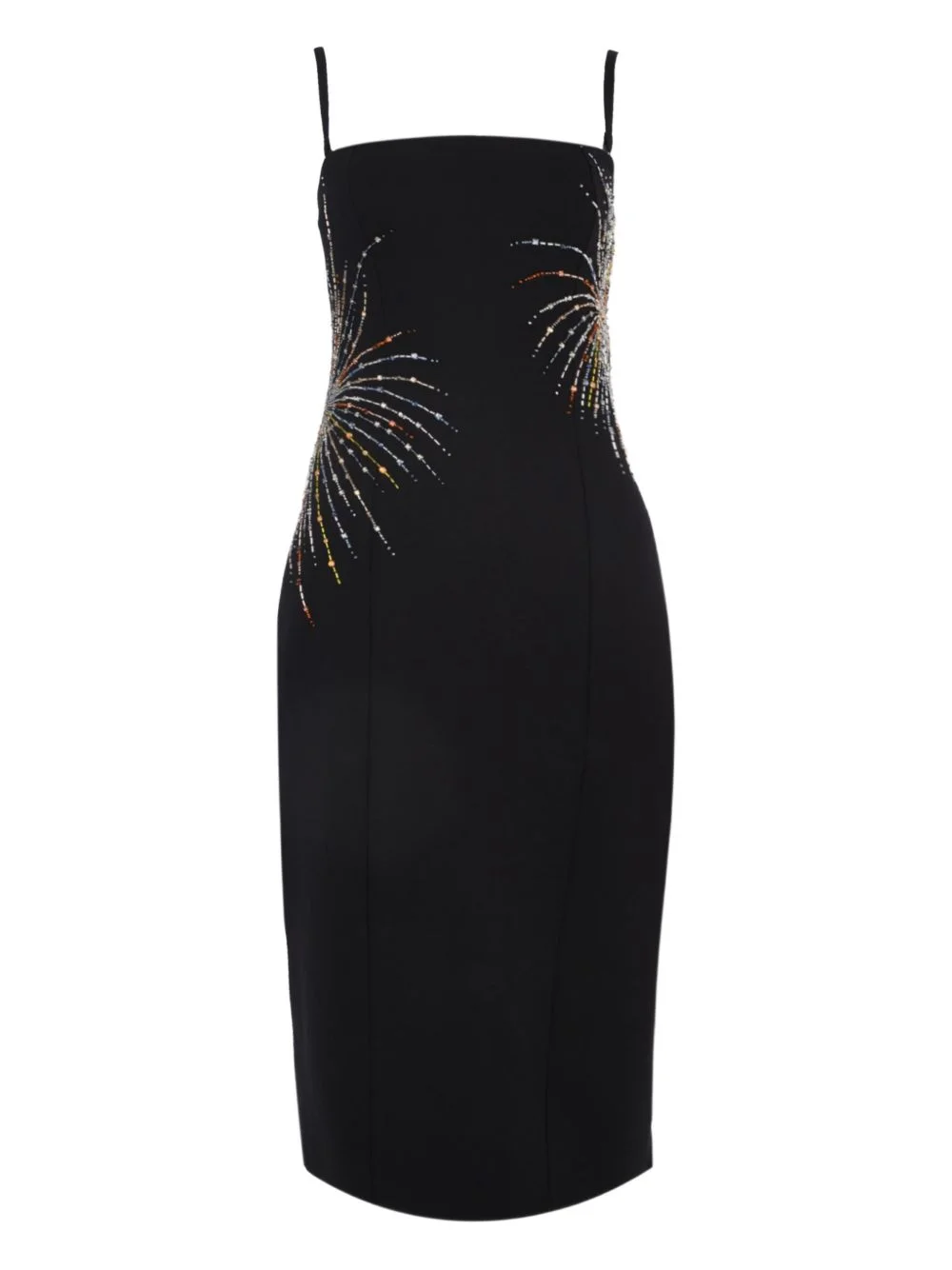 Britney embellished-detail midi dress - 1