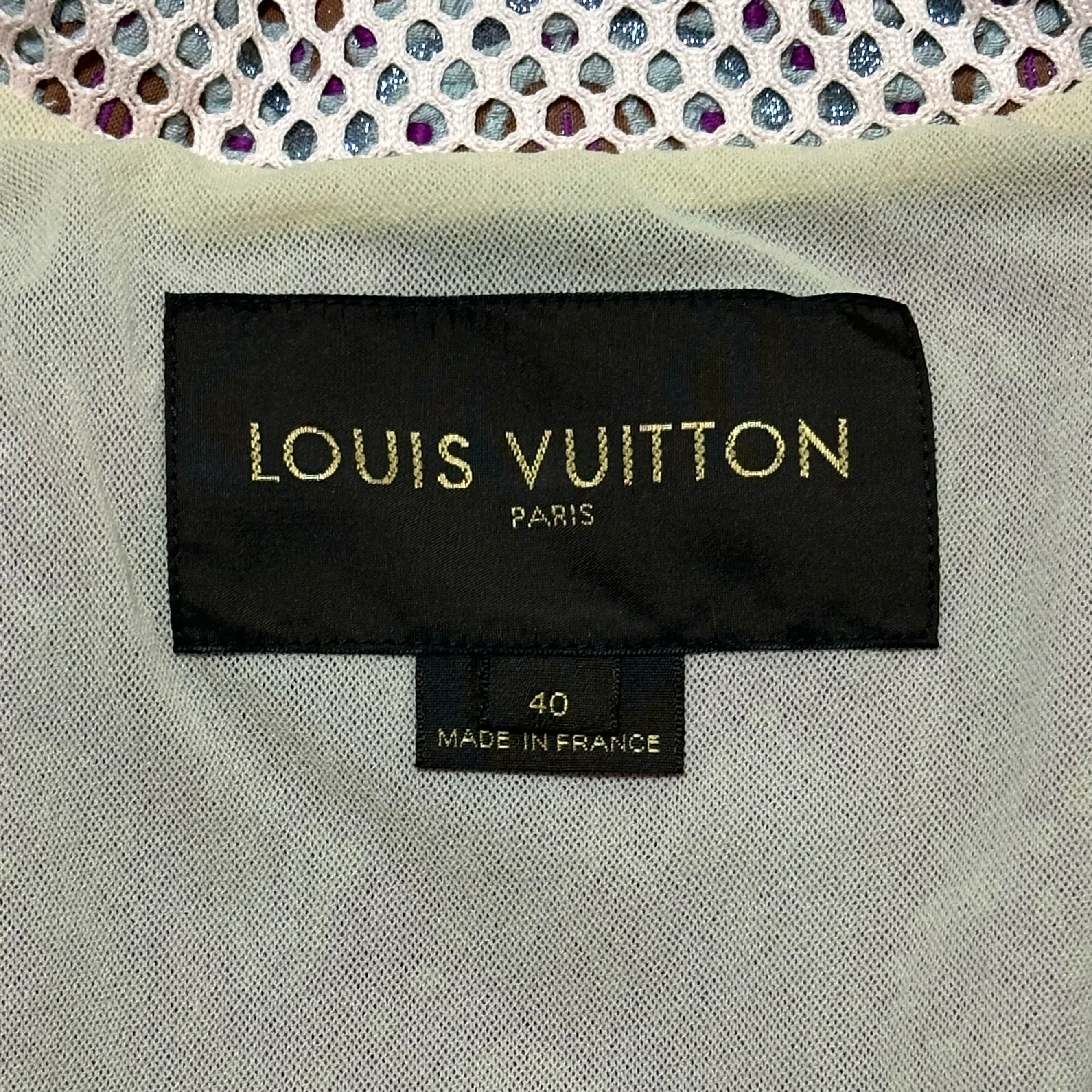 LOUIS VUITTON Spring Summer 2010 Floral Print Short Sleeve Jacket - 8