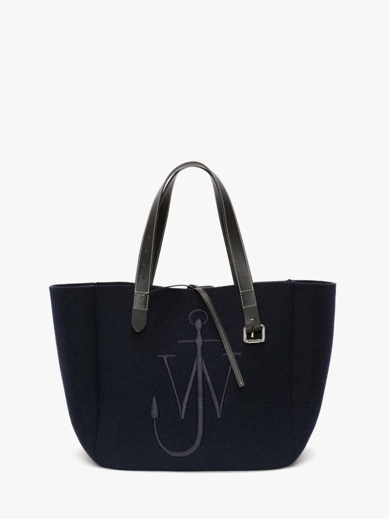 Belt felted tote bag 1