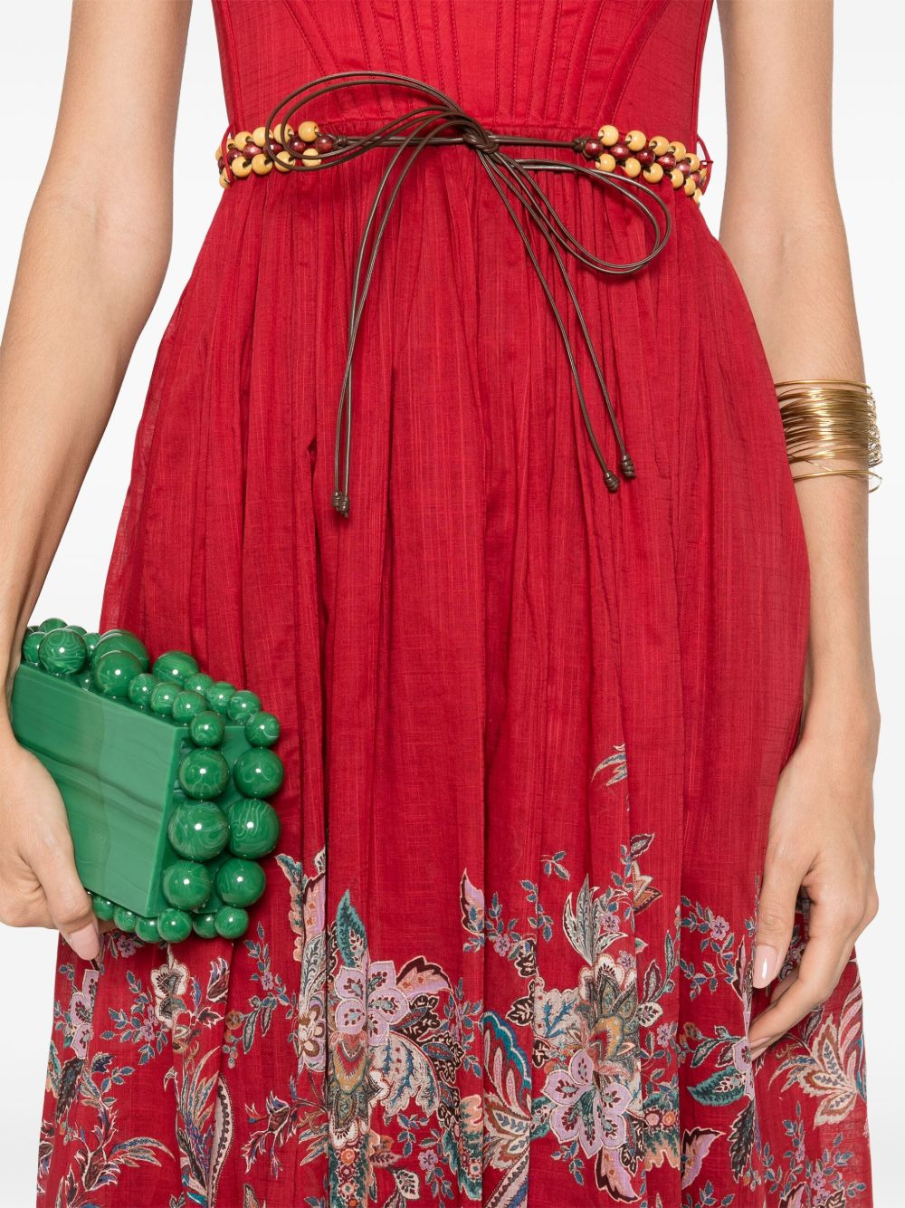 Zimmermann Women Rhiannon Corset Midi Dress - 2