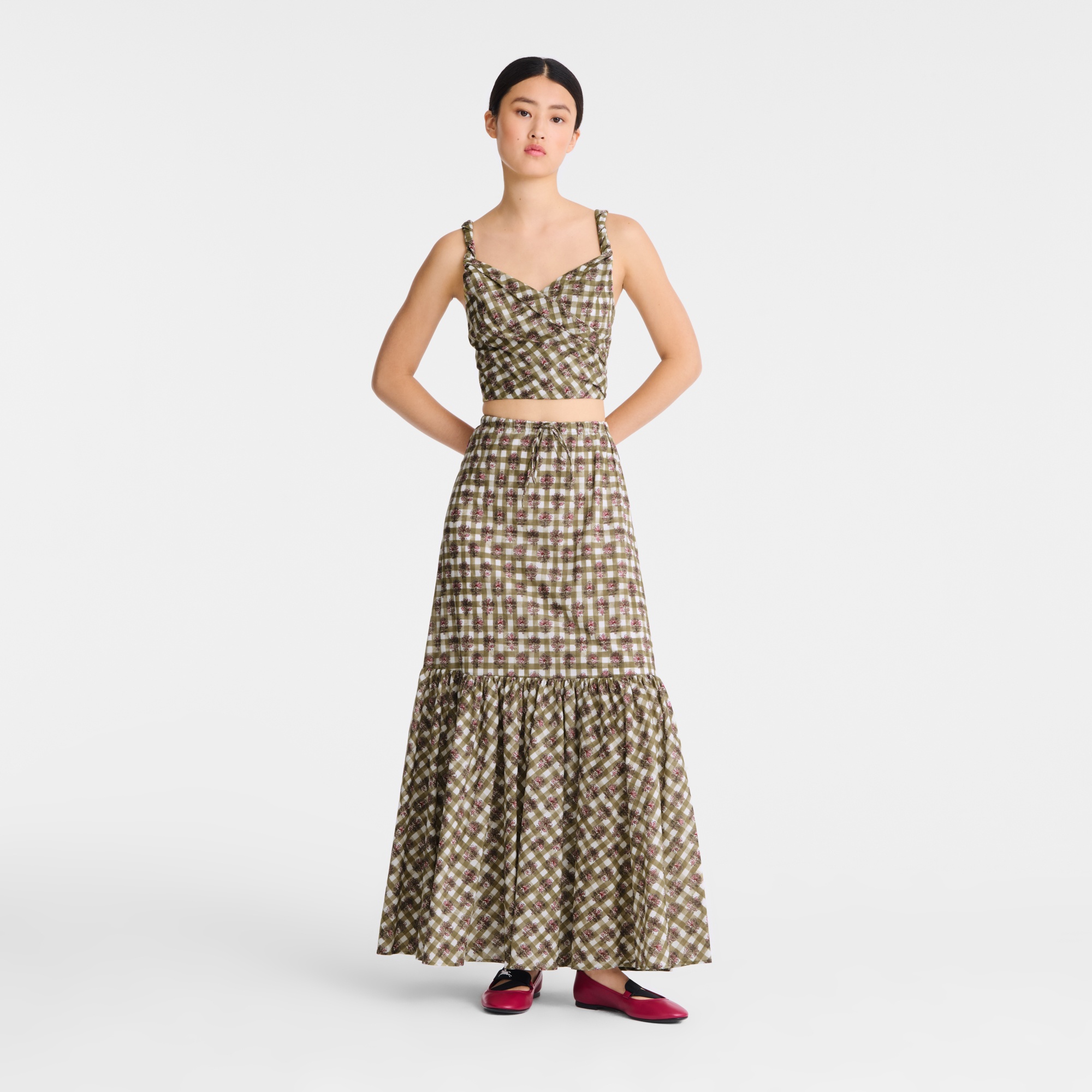Top Artichoke - Vichy print veil - 2
