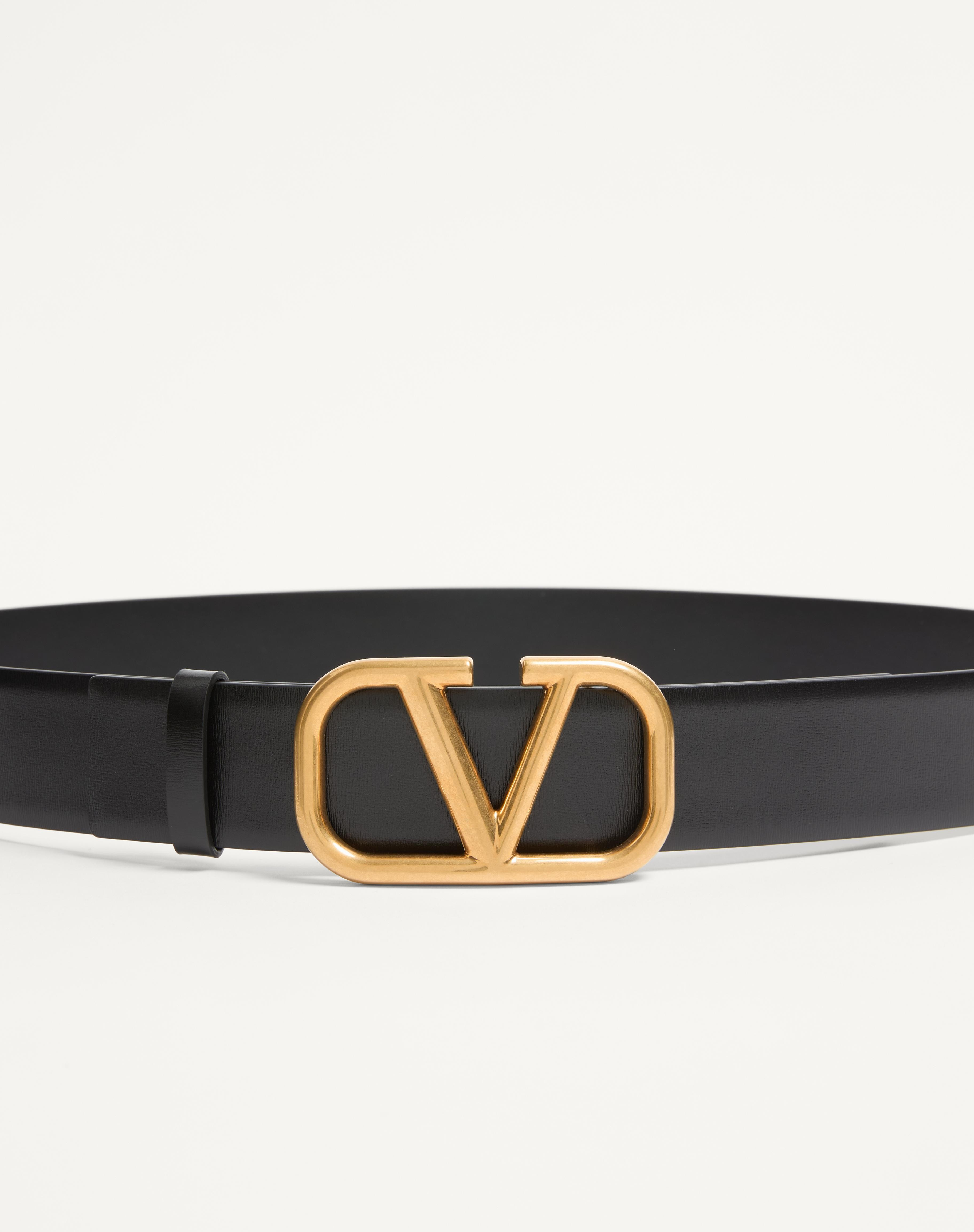 VLOGO SIGNATURE CALFSKIN BELT 40 MM - 4