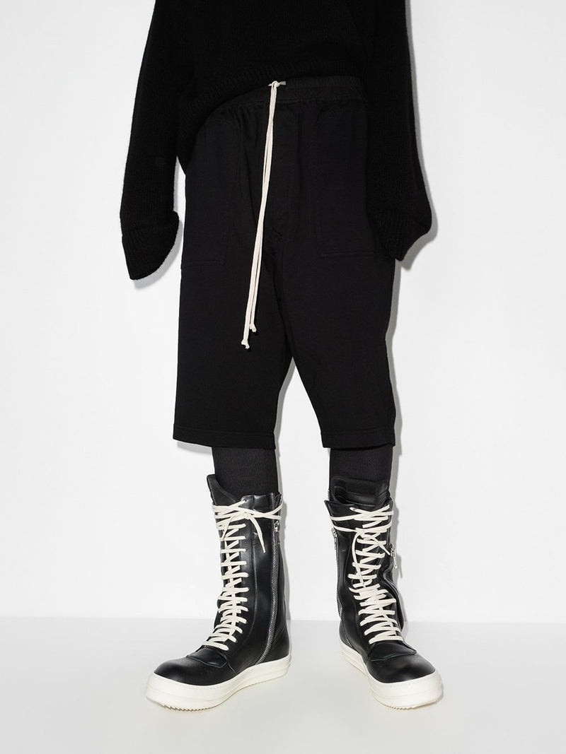 Rick Owens RICK OWENS DRKSHDW Drawstring Shorts Black outlook