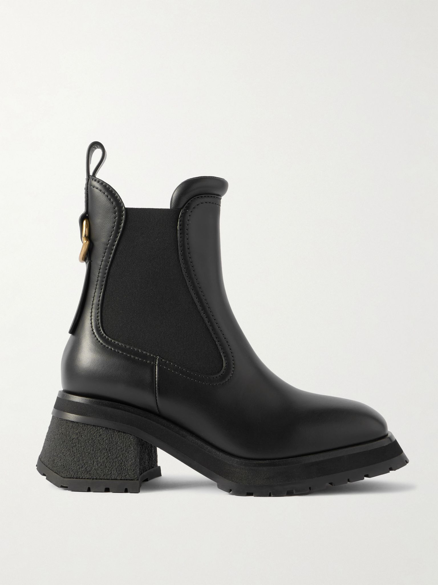 Gigi embellished leather Chelsea boots Black - 1