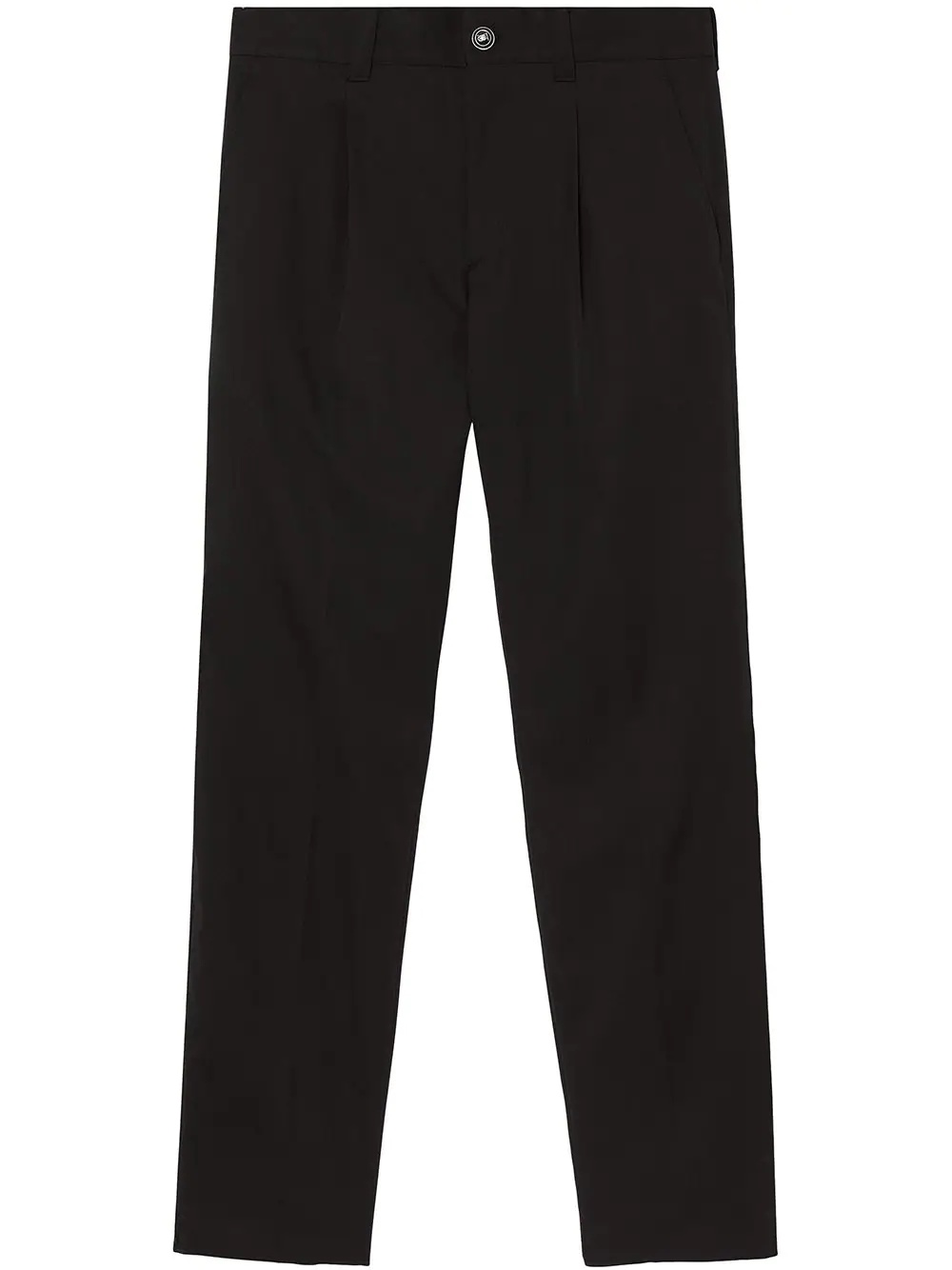 tailored wool-blend trousers - 1