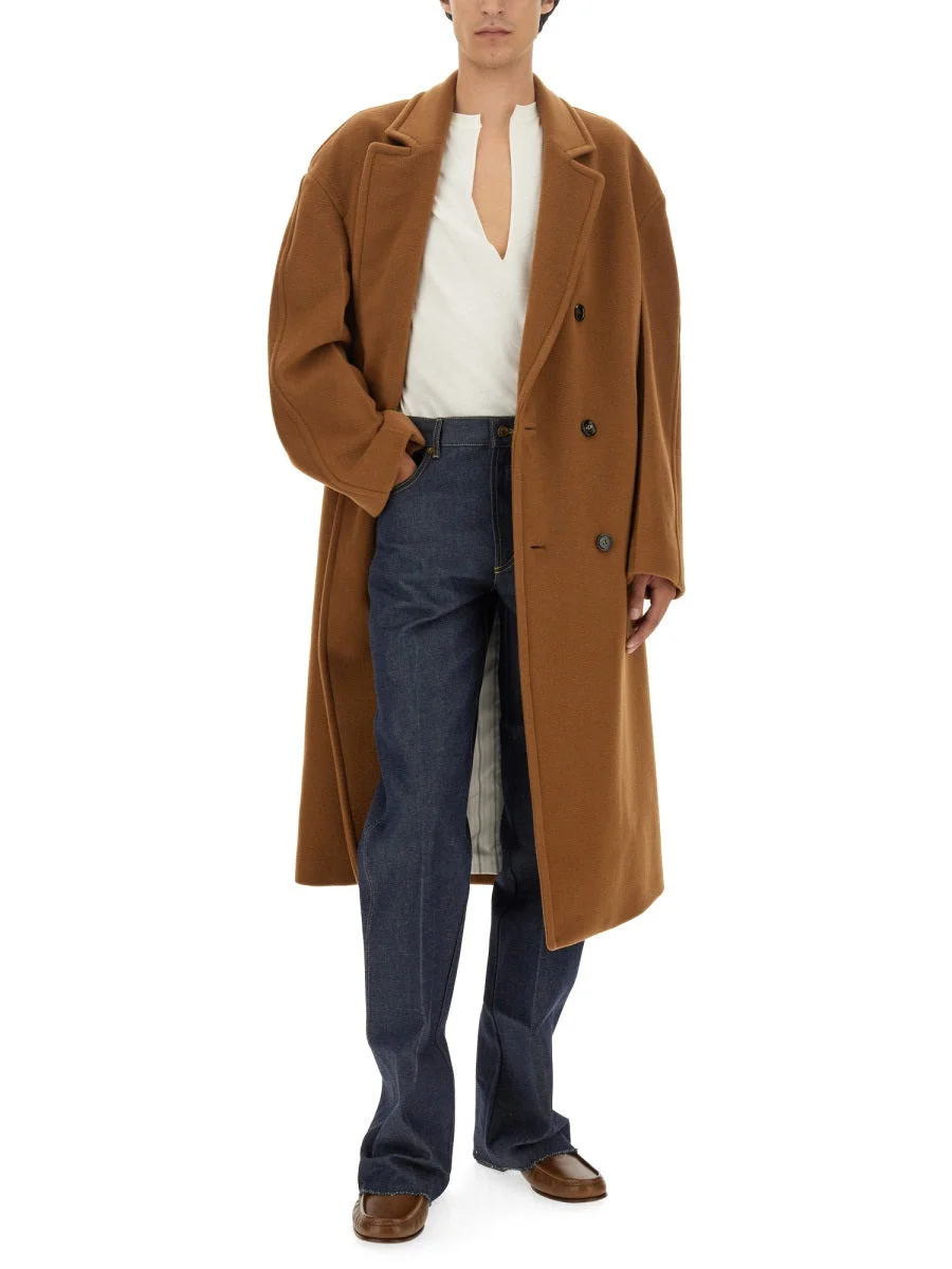 Gucci Men Double-Breasted Coat - 1