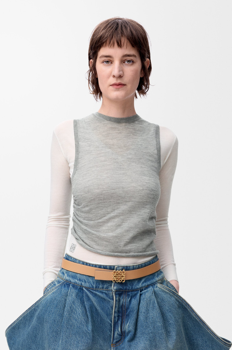 Loewe Reversible Anagram belt in smooth calfskin outlook
