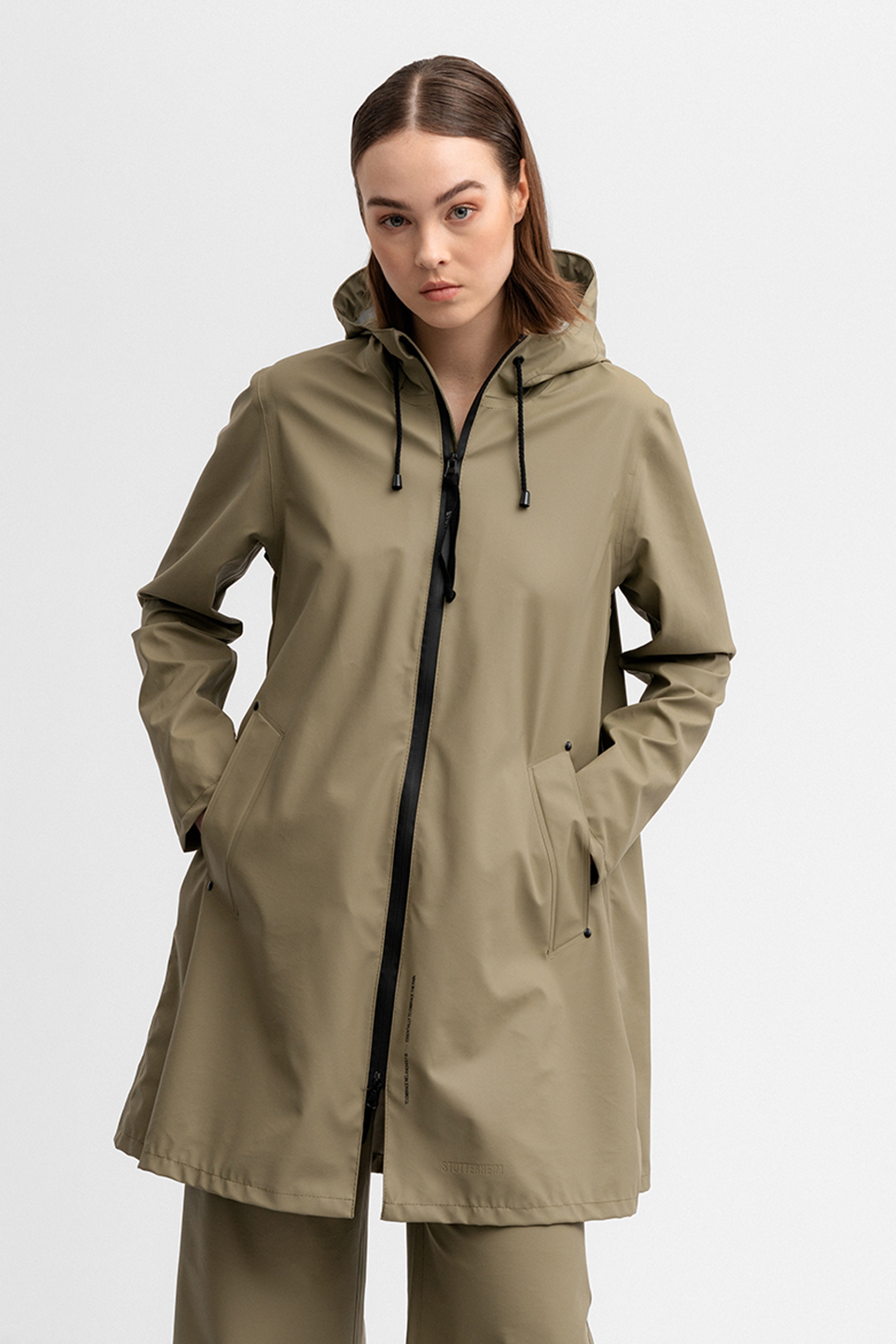 Mosebacke Lightweight Zip Raincoat Aloe - 7