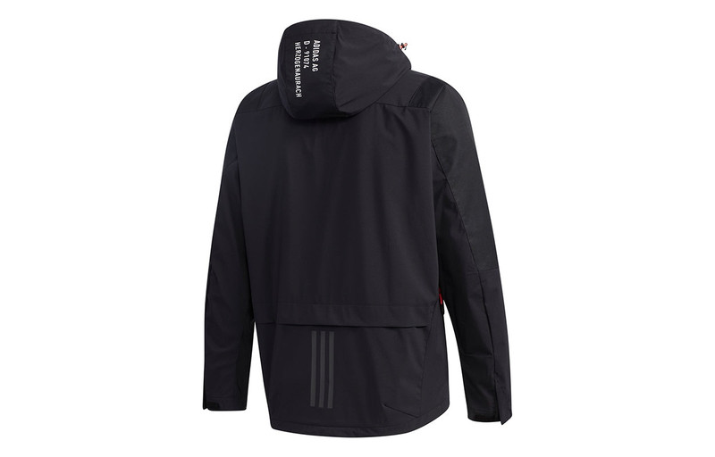 adidas adidas Sports Training Hooded Jacket Black FT6633 outlook