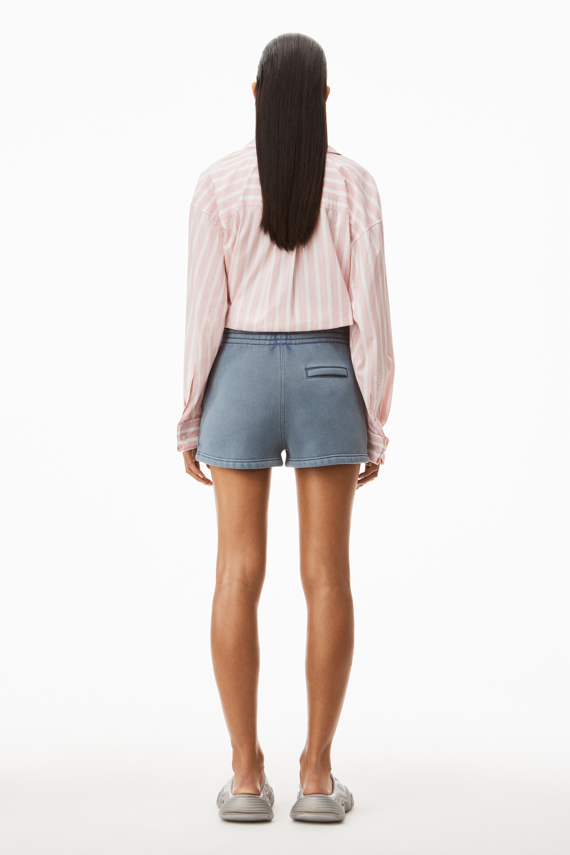 PUFF LOGO SWEATSHORTS IN STRUCTURED TERRY - 5