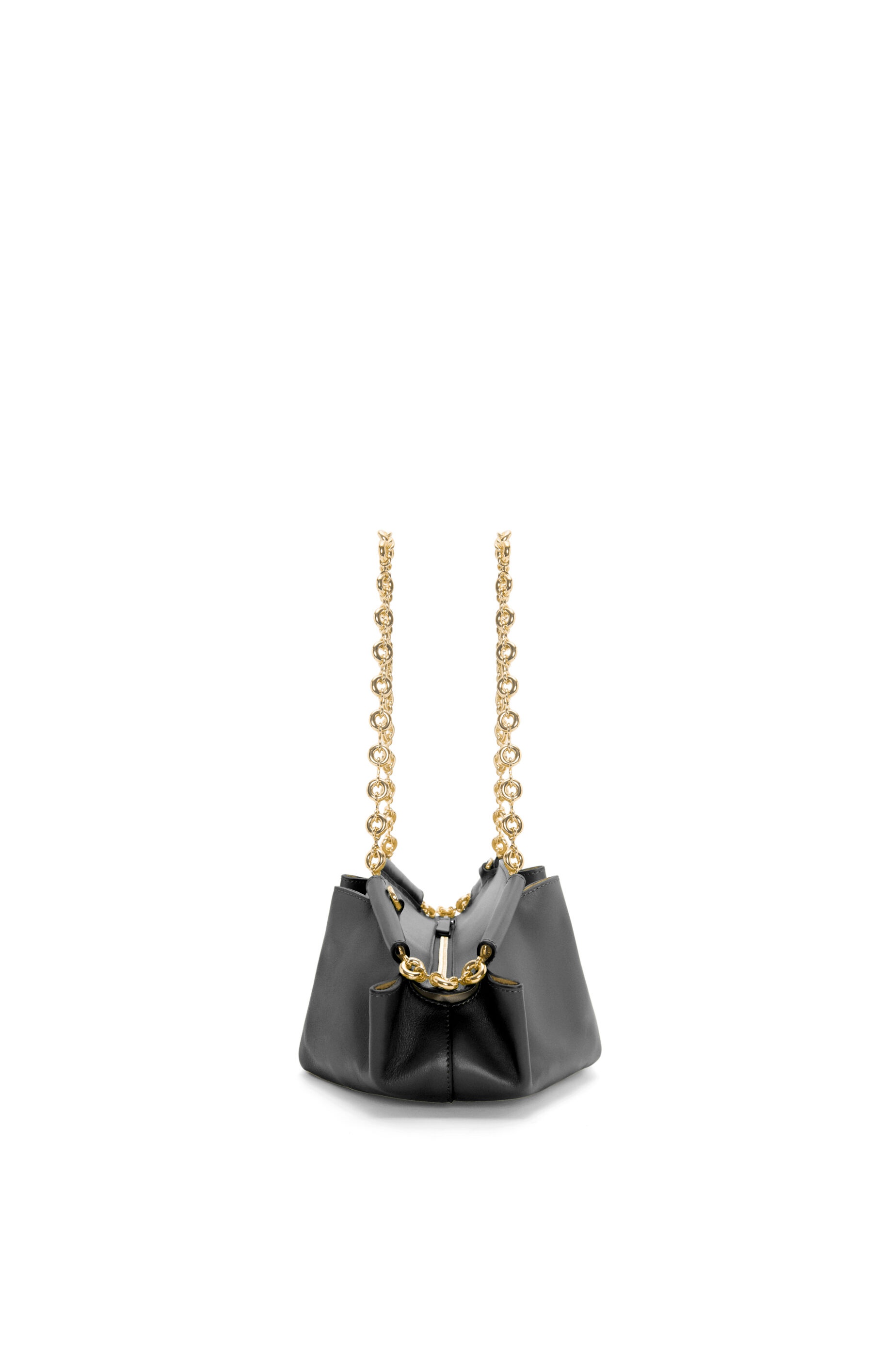 Small Paseo bag in shiny nappa calfskin with chain - 6