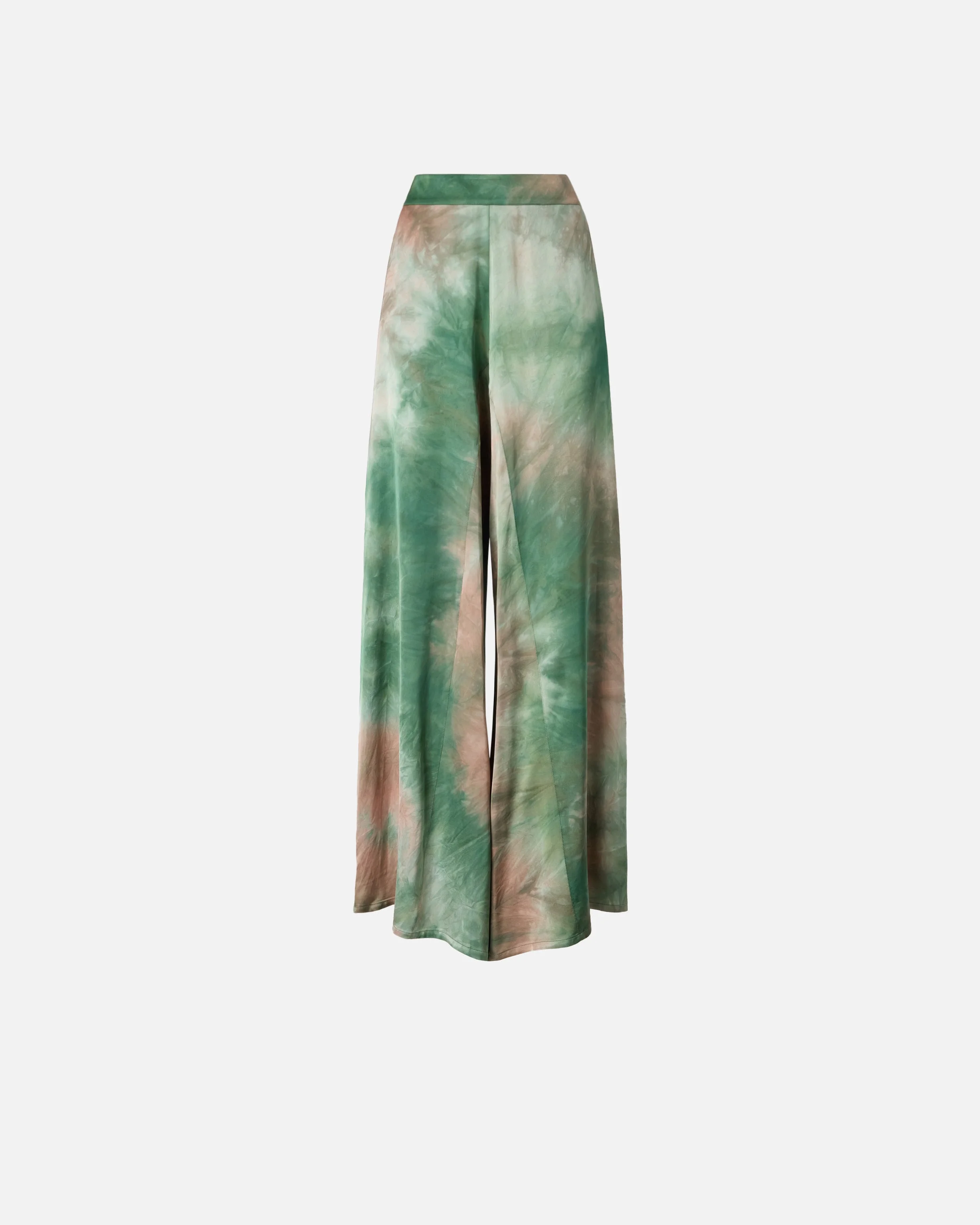 GRADIENT SATIN TROUSERS - 1