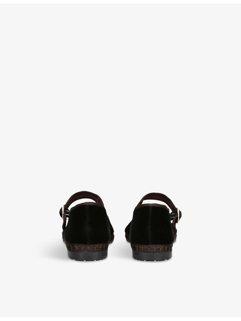 FLABELUS Sethe single-strap cotton Mary Jane flats outlook
