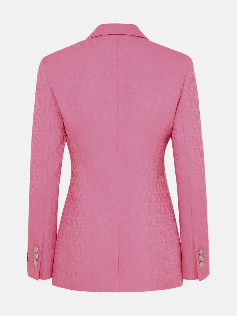 VERSACE Rose virgin wool blazer jacket outlook