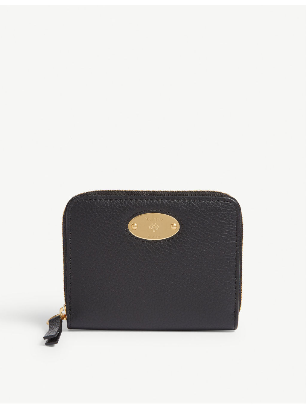 Leather plaque wallet - 1