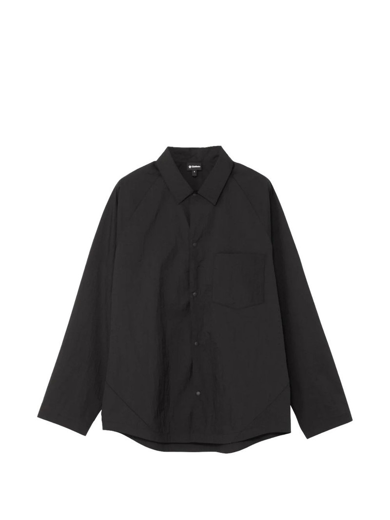 sheer raglan-sleeve shirt 1