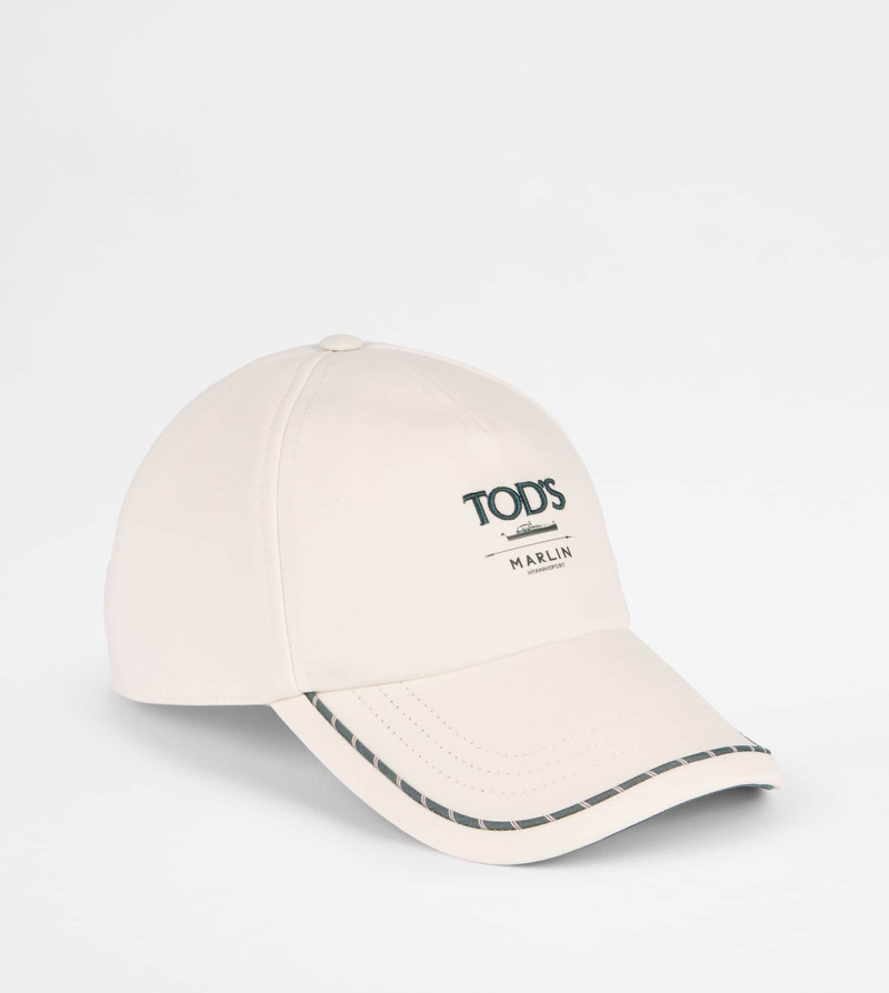 Tod's BASEBALL CAP IN TECHNICAL COTTON - BEIGE outlook