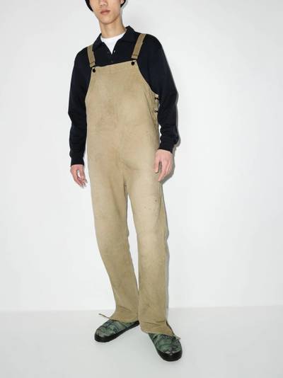 visvim corduroy cotton overalls outlook