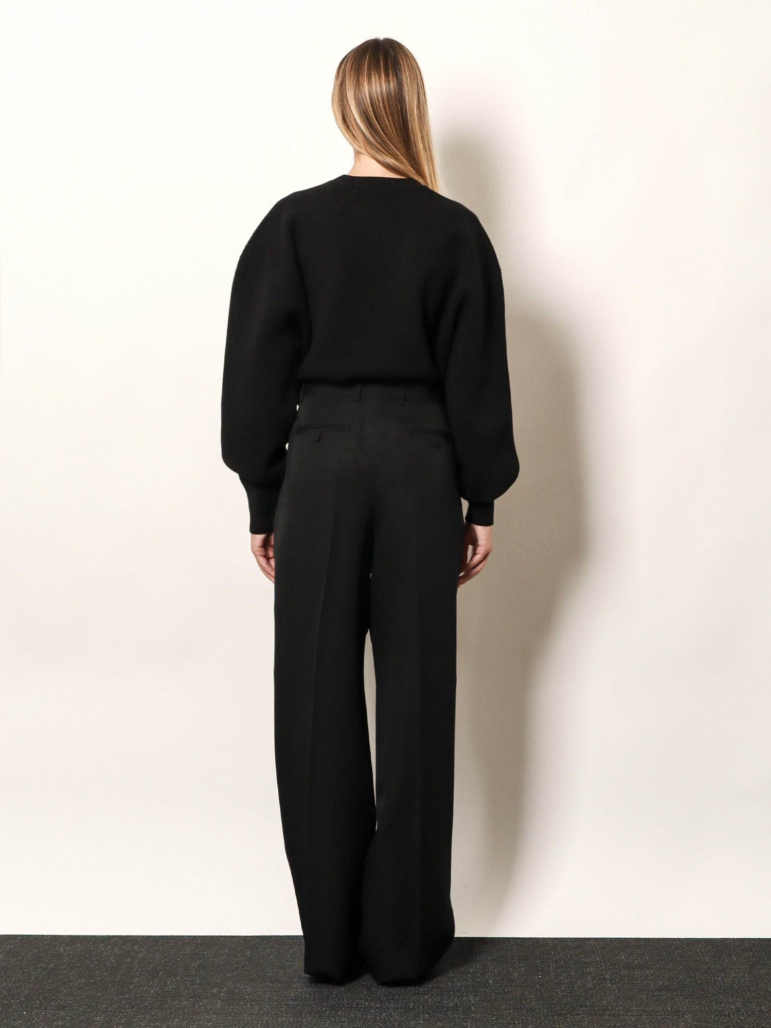 Pleated Wool Trousers - 3