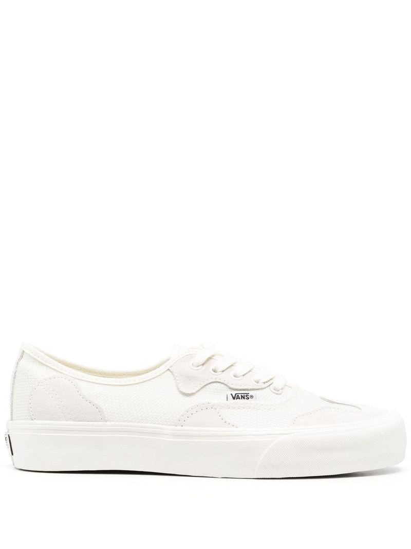 panelled canvas sneakers - 1