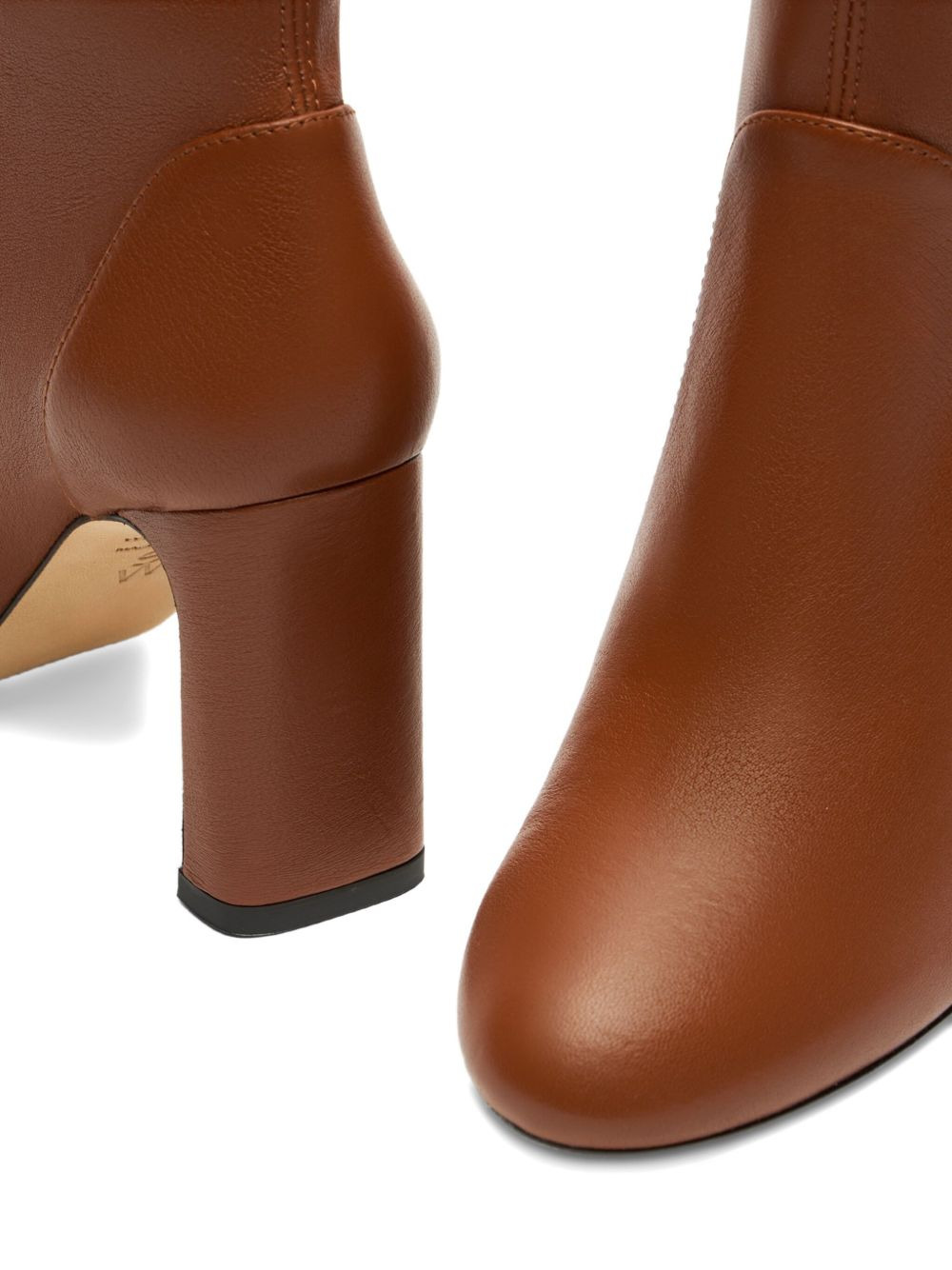 85mm Babette leather ankle boots - 4